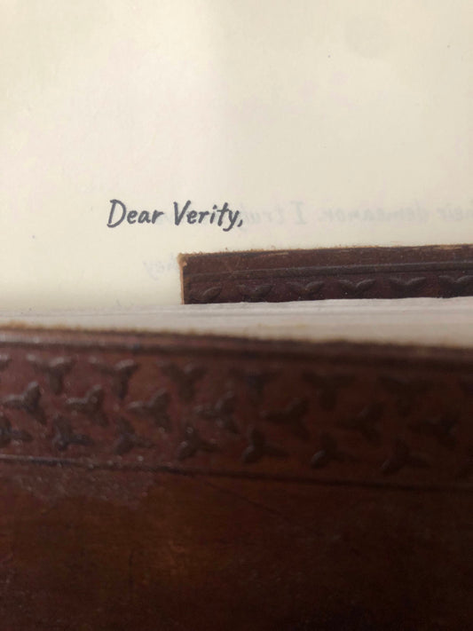 The Truth Behind Verity Letters